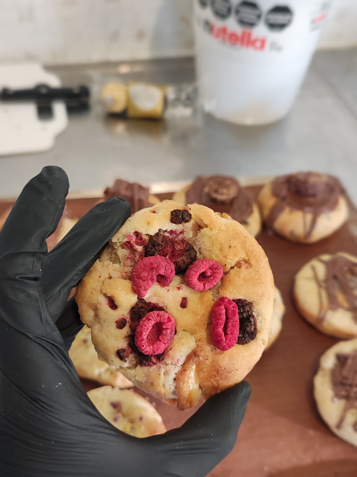 cookie frambuesa