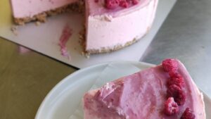 Torta de frambuesas