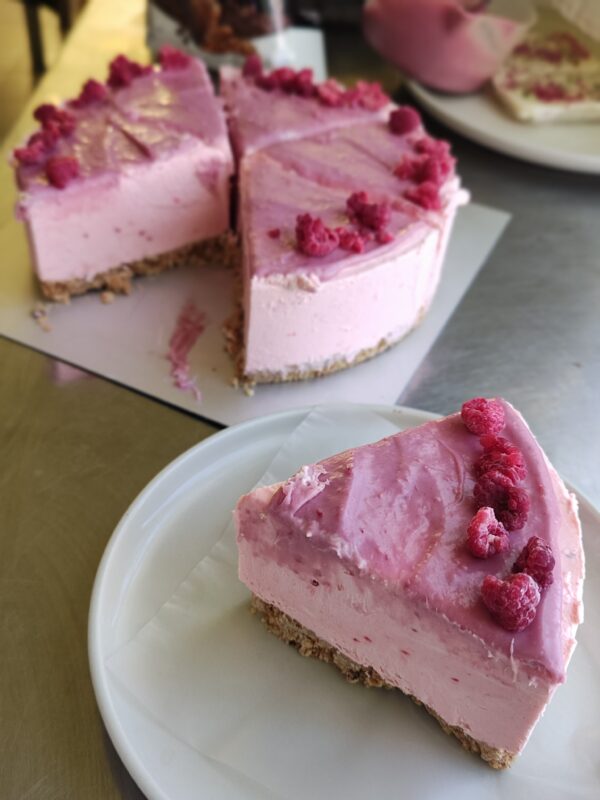 Torta de frambuesas